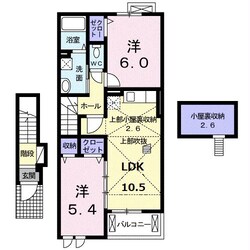 エヴァーグリーンⅡの物件間取画像